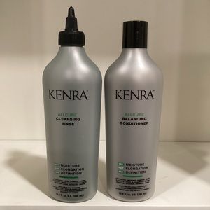 Kenra AllCurl Cleansing Rinse & Balancing Conditioner 10 oz Duo